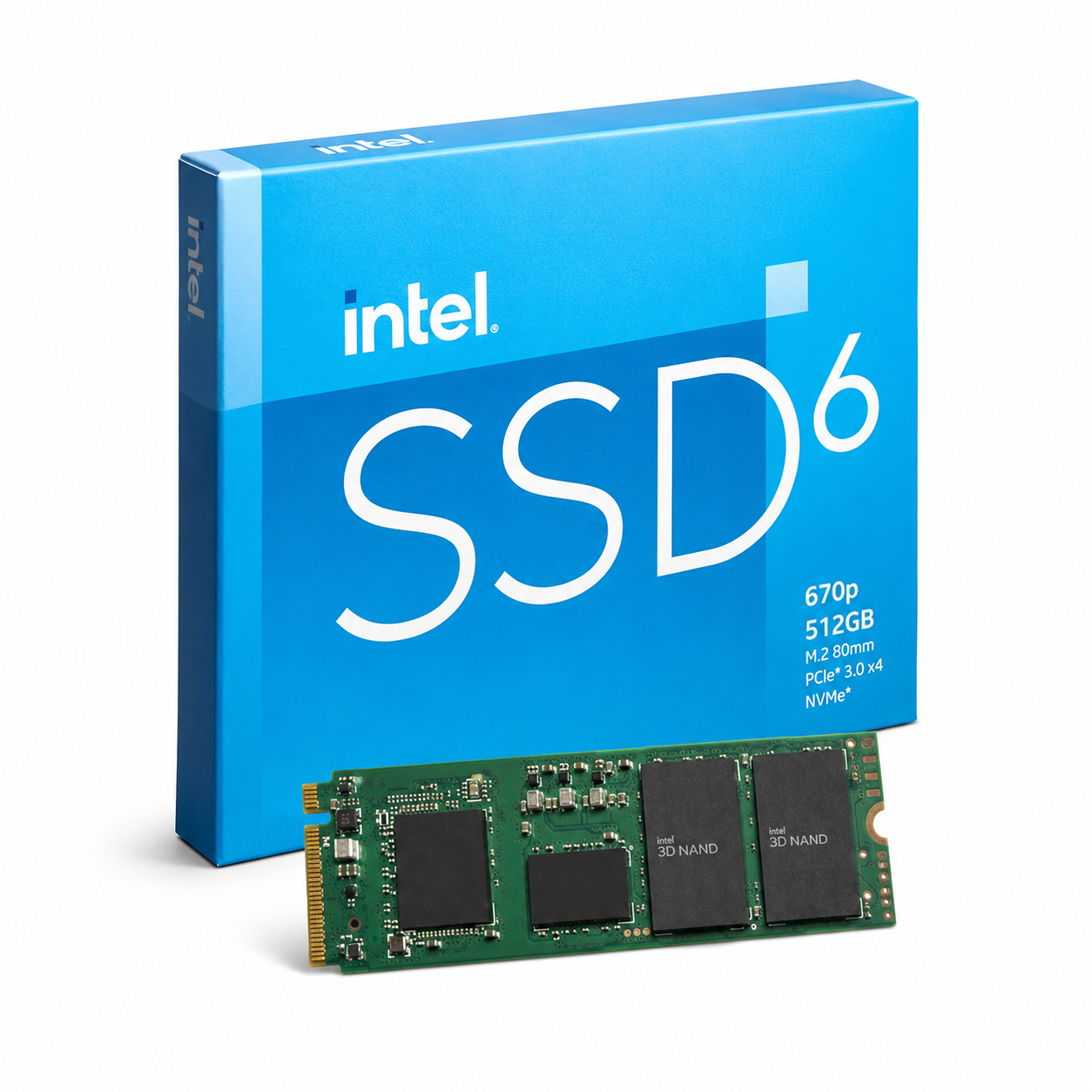 Intel 670p 512GB M.2 NVMe SSD
