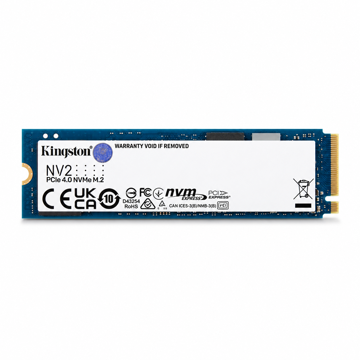 Kingston NV2 500GB M.2 PCIe Gen 4.0 NVMe SSD photo 2