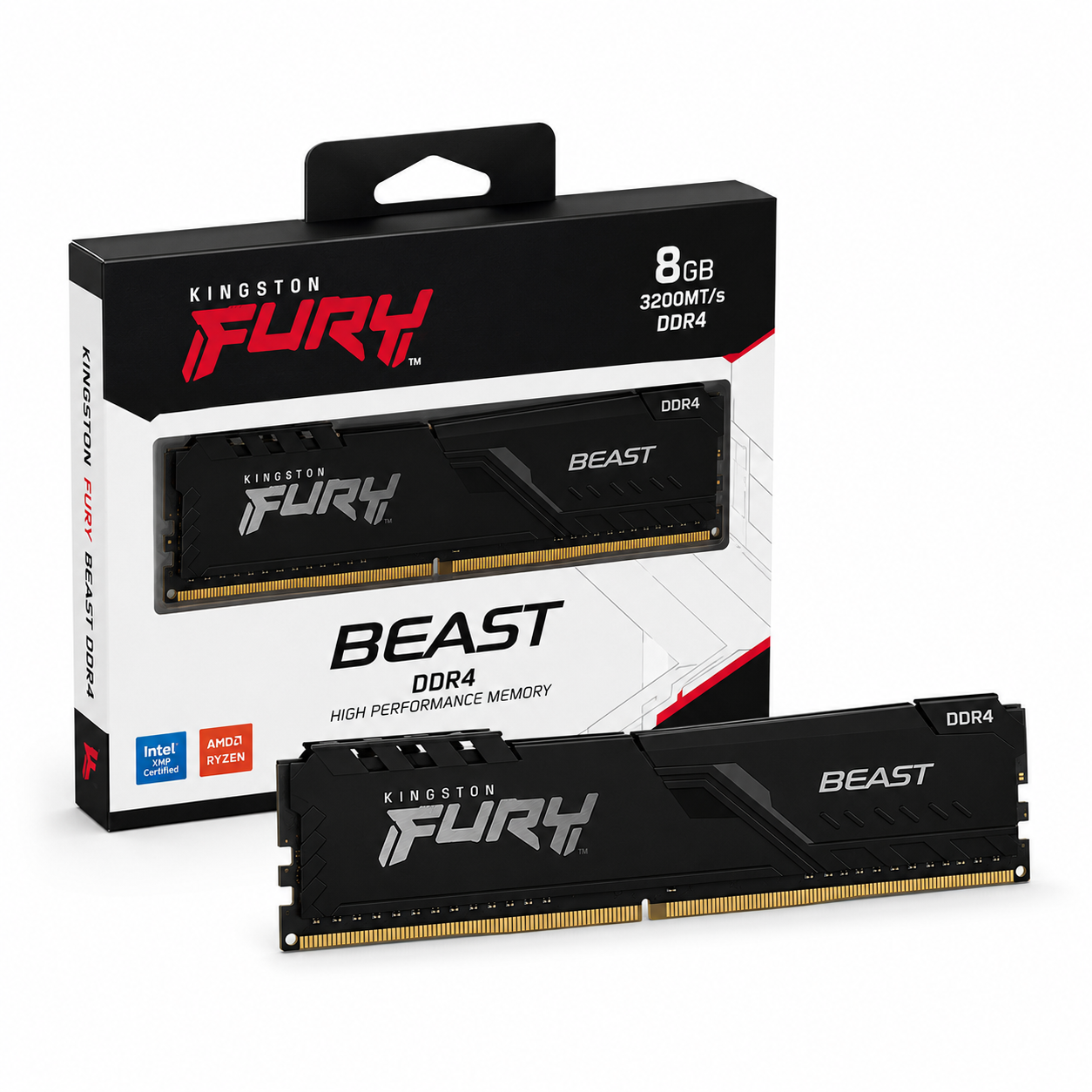 Kingston FURY Beast 8GB DDR4 3200MHz Desktop RAM photo 3
